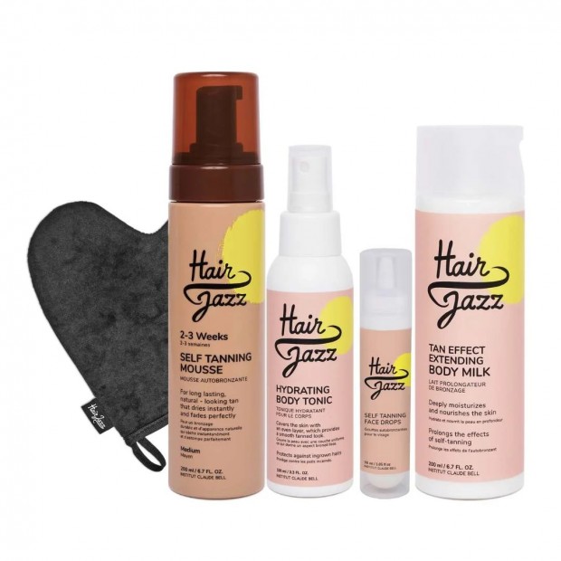 HAIR JAZZ Self-Tanning Super Trio + Self-Tanning Facial Drops